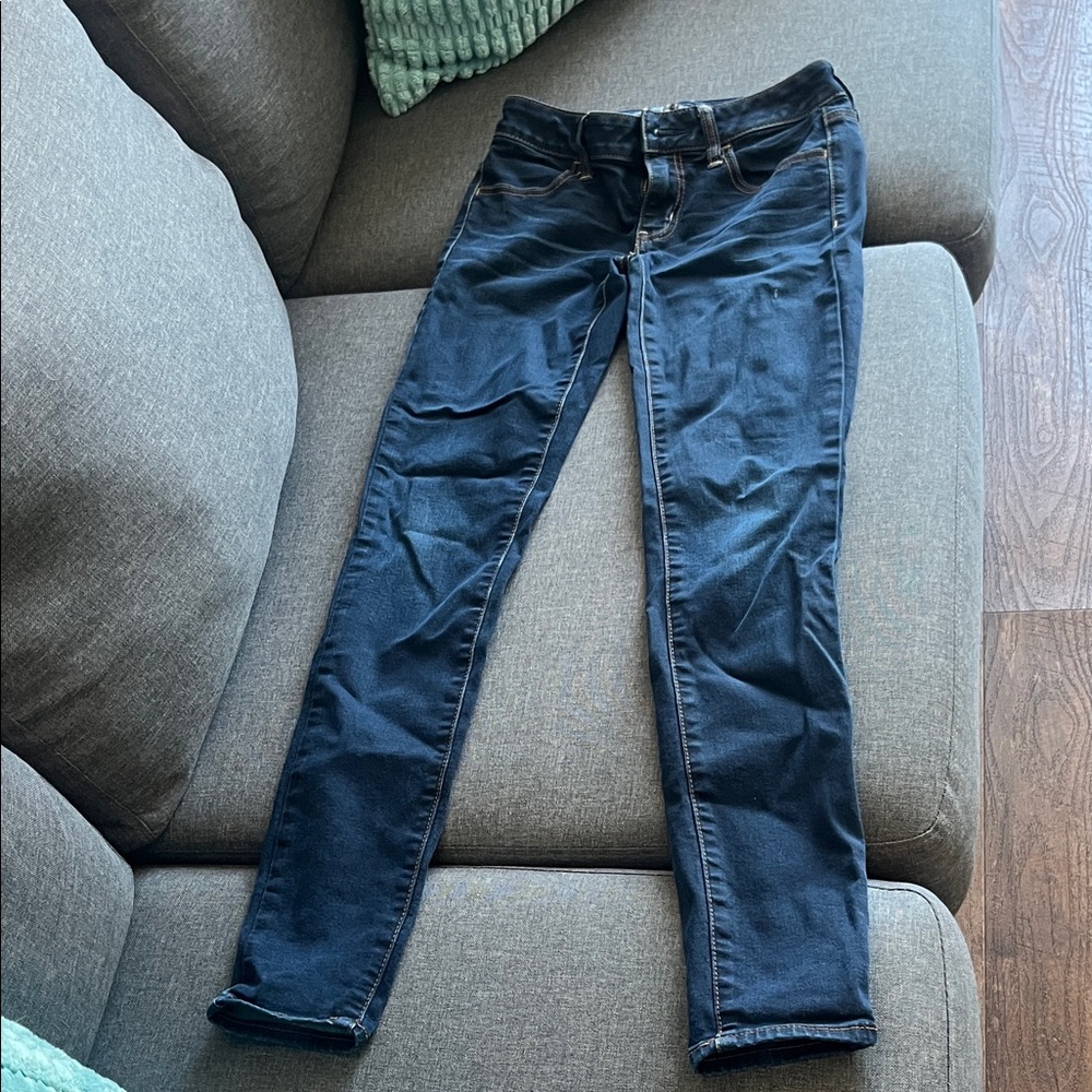 American Eagle Outfitters Dark Indigo Skinny Jeans